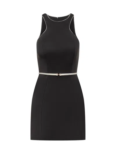 Elisabetta Franchi Dress In Black