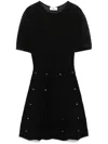 Elisabetta Franchi Herringbone-pattern Mini Dress