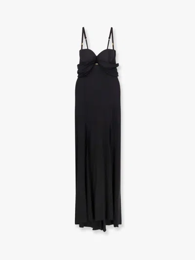 Elisabetta Franchi Dress In Black
