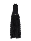 Elisabetta Franchi Dress In Black