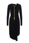 Elisabetta Franchi Necklace-detail Midi Dress In Black