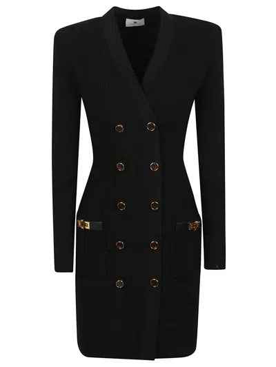 Elisabetta Franchi Dress In Black