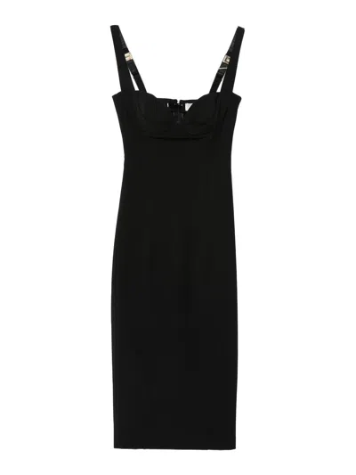 Elisabetta Franchi Dress In Black