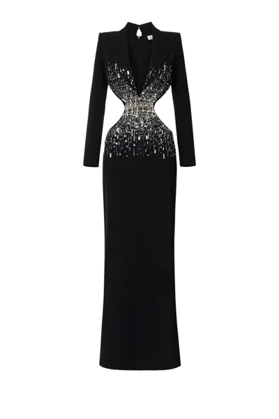 Elisabetta Franchi Dress In Black