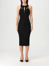 Elisabetta Franchi Dresses Blacks And Greys In Black