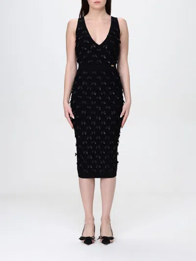 ELISABETTA FRANCHI DRESS ELISABETTA FRANCHI WOMAN COLOR BLACK,g72557002