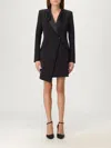 Elisabetta Franchi Crepe Dress In Black