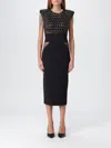 Elisabetta Franchi Dress  Woman Color Black In Black