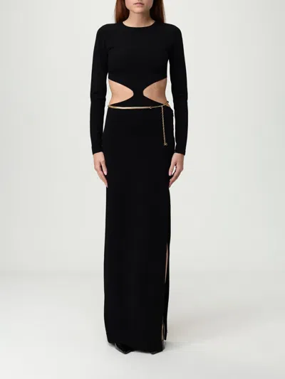 ELISABETTA FRANCHI DRESS ELISABETTA FRANCHI WOMAN COLOR BLACK,H27353002