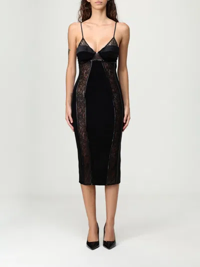 ELISABETTA FRANCHI DRESS ELISABETTA FRANCHI WOMAN COLOR BLACK,H32589002
