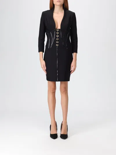 ELISABETTA FRANCHI DRESS ELISABETTA FRANCHI WOMAN COLOR BLACK,H41937002