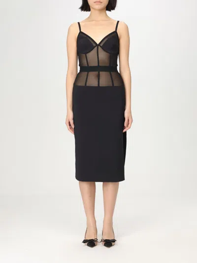 ELISABETTA FRANCHI DRESS ELISABETTA FRANCHI WOMAN COLOR BLACK,G57379002