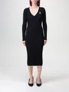 Elisabetta Franchi Dress  Woman Color Black In Schwarz