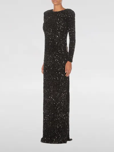 Elisabetta Franchi Dress  Woman Color Black In Schwarz