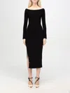 Elisabetta Franchi Dress  Woman Color Black In Schwarz