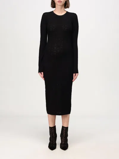 Elisabetta Franchi Dress  Woman Color Black In Schwarz