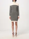 Elisabetta Franchi Dress  Woman Color Black In Schwarz