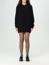 Elisabetta Franchi Dress  Woman Color Black In Schwarz