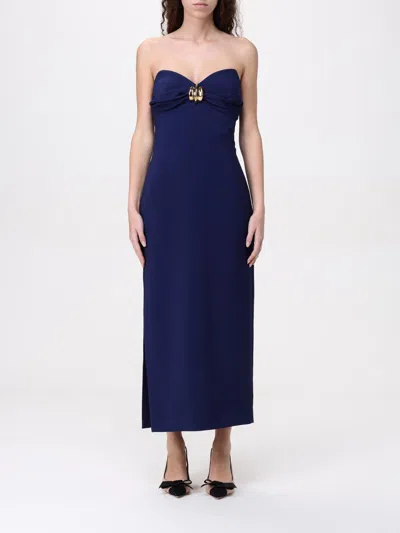 ELISABETTA FRANCHI DRESS ELISABETTA FRANCHI WOMAN COLOR BLUE,426411009