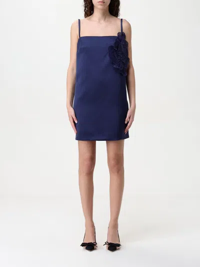 ELISABETTA FRANCHI DRESS ELISABETTA FRANCHI WOMAN COLOR BLUE,426443009