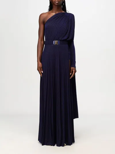 Elisabetta Franchi Dress  Woman Color Blue In Blau