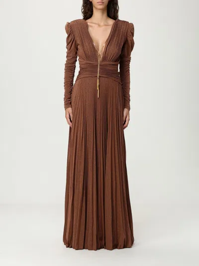 ELISABETTA FRANCHI DRESS ELISABETTA FRANCHI WOMAN COLOR BRONZE,435315117