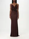 Elisabetta Franchi Dress  Woman Color Brown