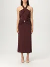 Elisabetta Franchi Ruffled Dress Embellished Detail