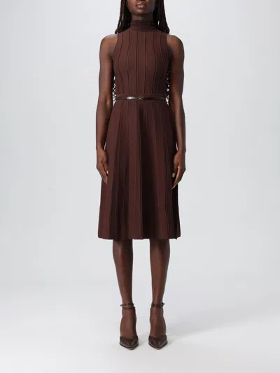 Elisabetta Franchi Dress  Woman Color Brown