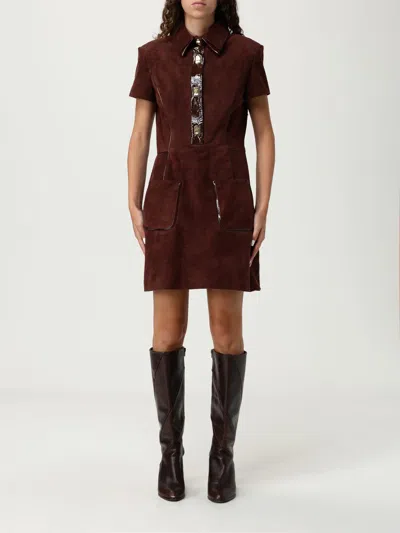 Elisabetta Franchi Dress  Woman Color Brown