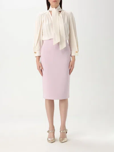 ELISABETTA FRANCHI DRESS ELISABETTA FRANCHI WOMAN COLOR BUTTER,426416152