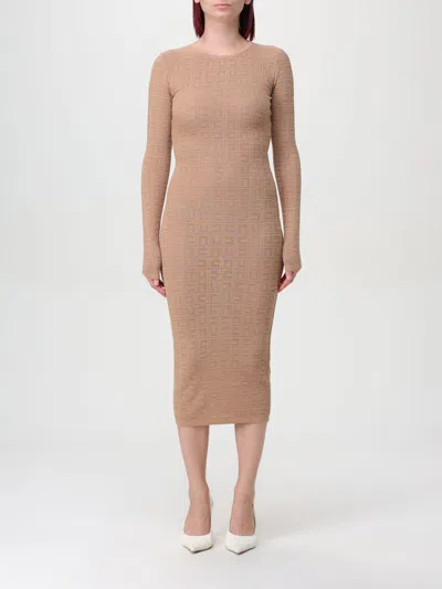 Elisabetta Franchi Dress  Woman Color Camel