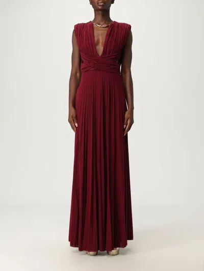 ELISABETTA FRANCHI DRESS ELISABETTA FRANCHI WOMAN COLOR CHERRY,435291244