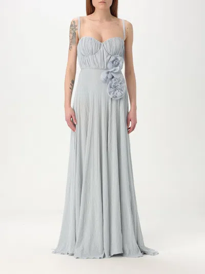 ELISABETTA FRANCHI DRESS ELISABETTA FRANCHI WOMAN COLOR GNAWED BLUE,426431011