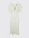 Elisabetta Franchi Midi Dress In Green