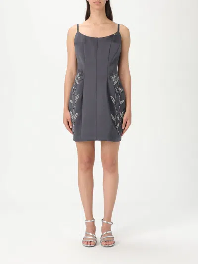 ELISABETTA FRANCHI DRESS ELISABETTA FRANCHI WOMAN COLOR GREY,G84914020