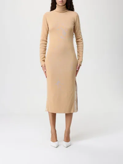 Elisabetta Franchi Dress  Woman Color Honey In Neutral