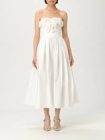Elisabetta Franchi Dress  Woman Color Ivory In White