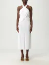Elisabetta Franchi Dress  Woman Color Ivory In White