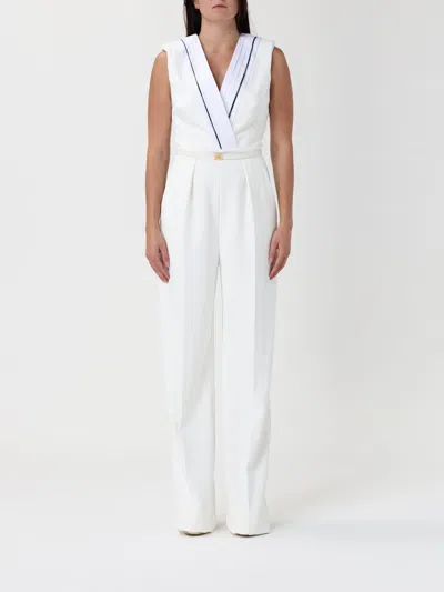 Elisabetta Franchi Dress  Woman Color Ivory In White