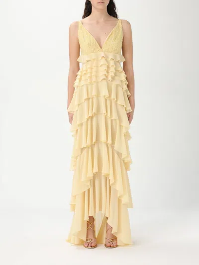 ELISABETTA FRANCHI DRESS ELISABETTA FRANCHI WOMAN COLOR LEMON,G63141133