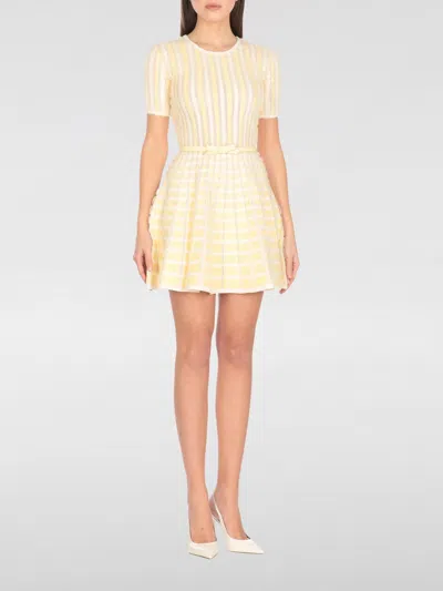 ELISABETTA FRANCHI DRESS ELISABETTA FRANCHI WOMAN COLOR LEMON,G57383133
