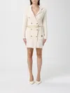 Elisabetta Franchi Dress  Woman Color Milk In Neutral