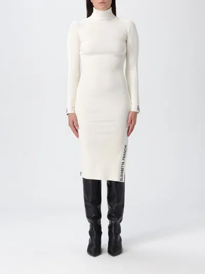 Elisabetta Franchi Dress  Woman Color Milk In White