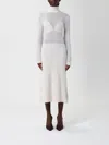 Elisabetta Franchi Dress  Woman Color Milk In White