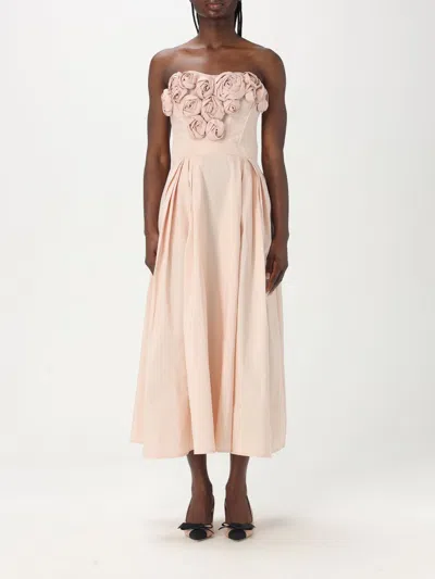 ELISABETTA FRANCHI DRESS ELISABETTA FRANCHI WOMAN COLOR NATURAL,G71733067