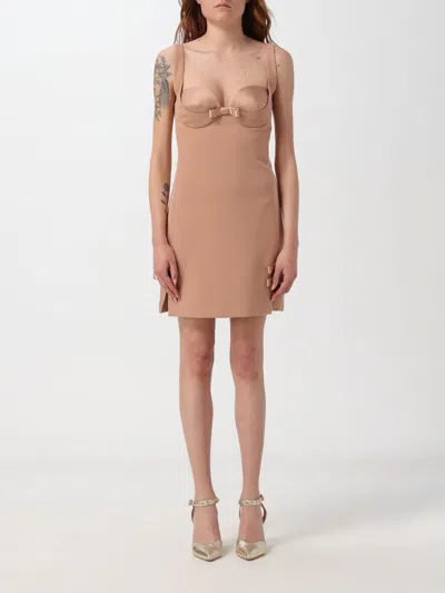 Elisabetta Franchi Dress  Woman Color Nude