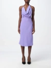 Elisabetta Franchi Dress  Woman In Violet