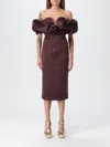 Elisabetta Franchi Dress  Woman Color Wine In Burgundy