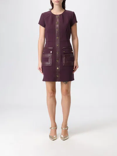 ELISABETTA FRANCHI DRESS ELISABETTA FRANCHI WOMAN COLOR WINE,H43431114